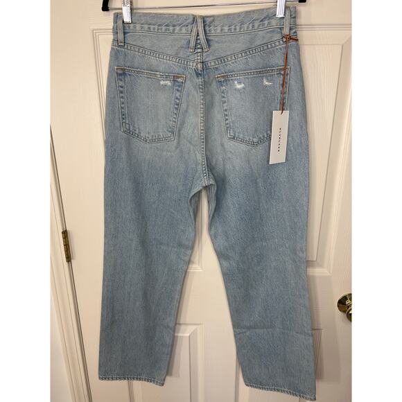 New SLVRLAKE London High Rise Broken Dreams Ripped Distressed Jeans Capsule Fall - Picture 3 of 10